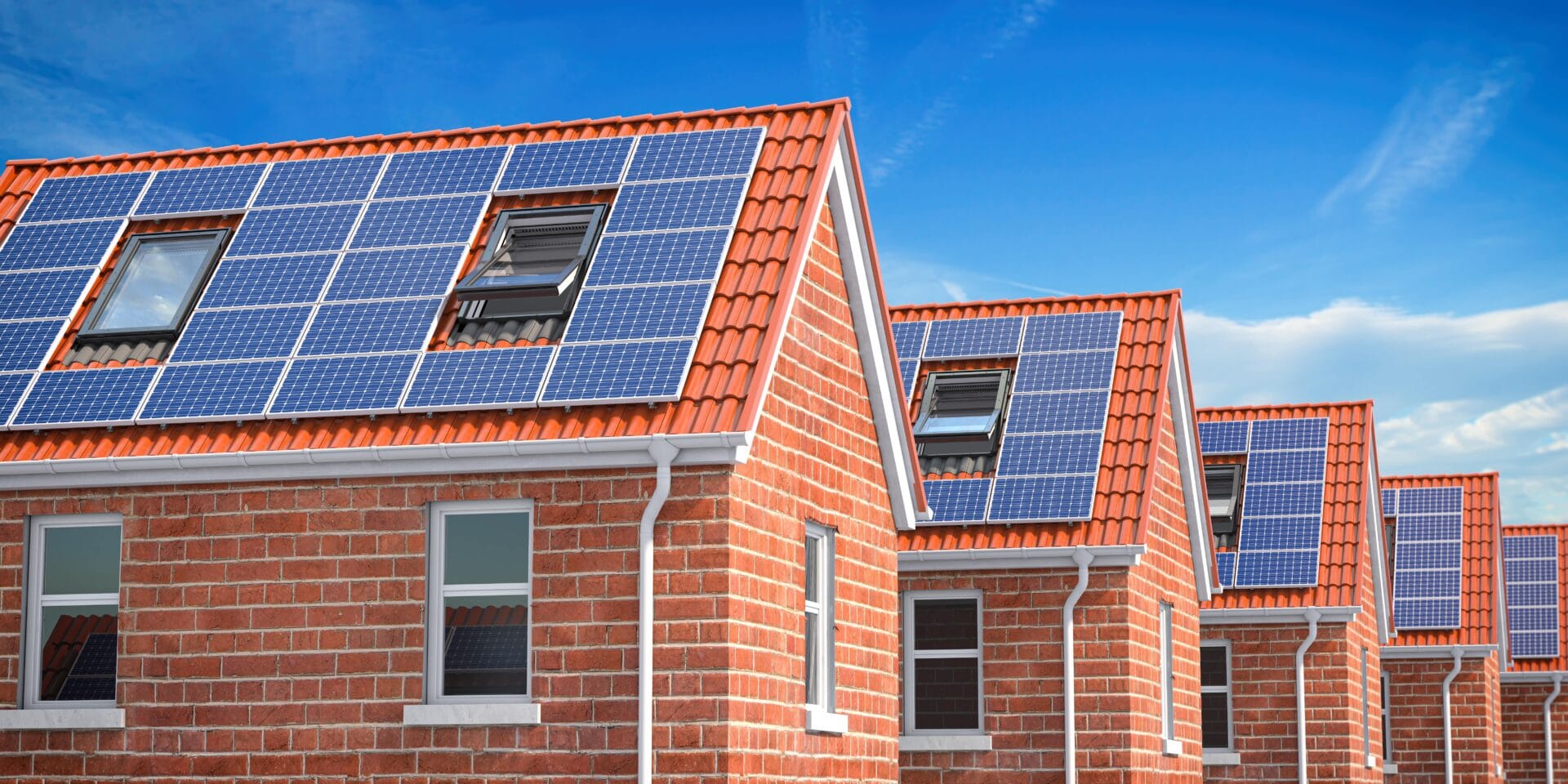row-of-house-with-solar-panels-on-roof